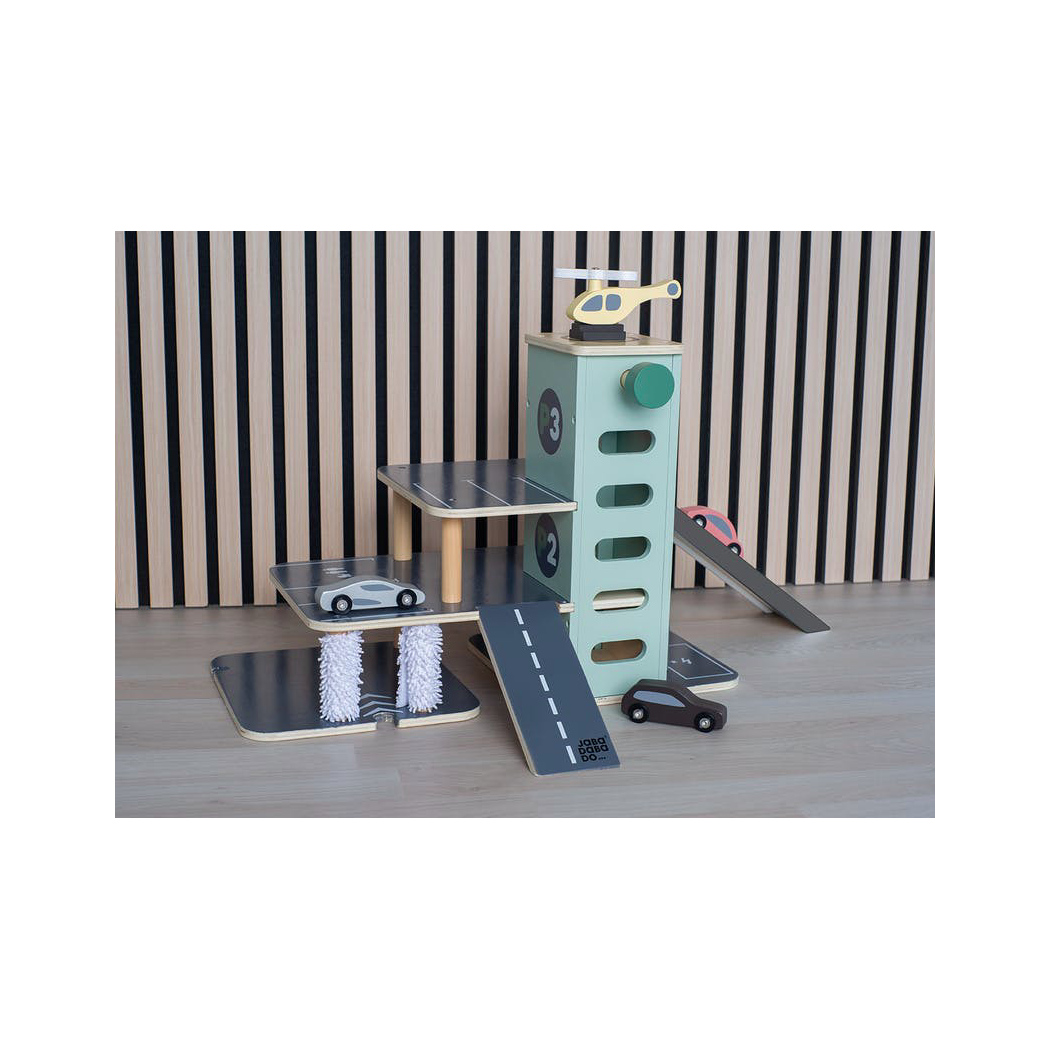 Nowy Drewniany Garaż Parking - JaBaDaBaDo