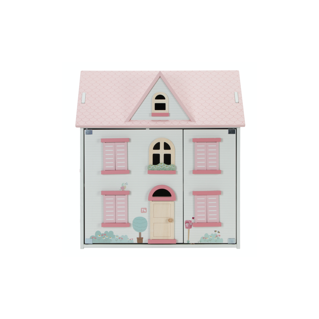 Duży Domek Dla Lalek FSC z Wyposażeniem - Little Dutch
