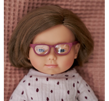 Teracotta Okulary dla Lalki - Rozmiar 38 - Akcesoria Dla Lalek - Miniland - LILLITOY