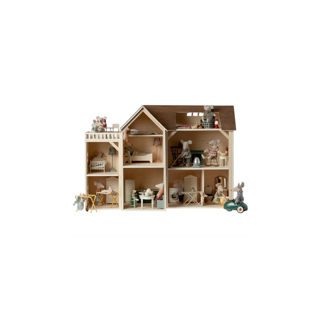Wiejski Drewniany Domek Dla Myszek MAILEG - Mouse Hole Farmhouse