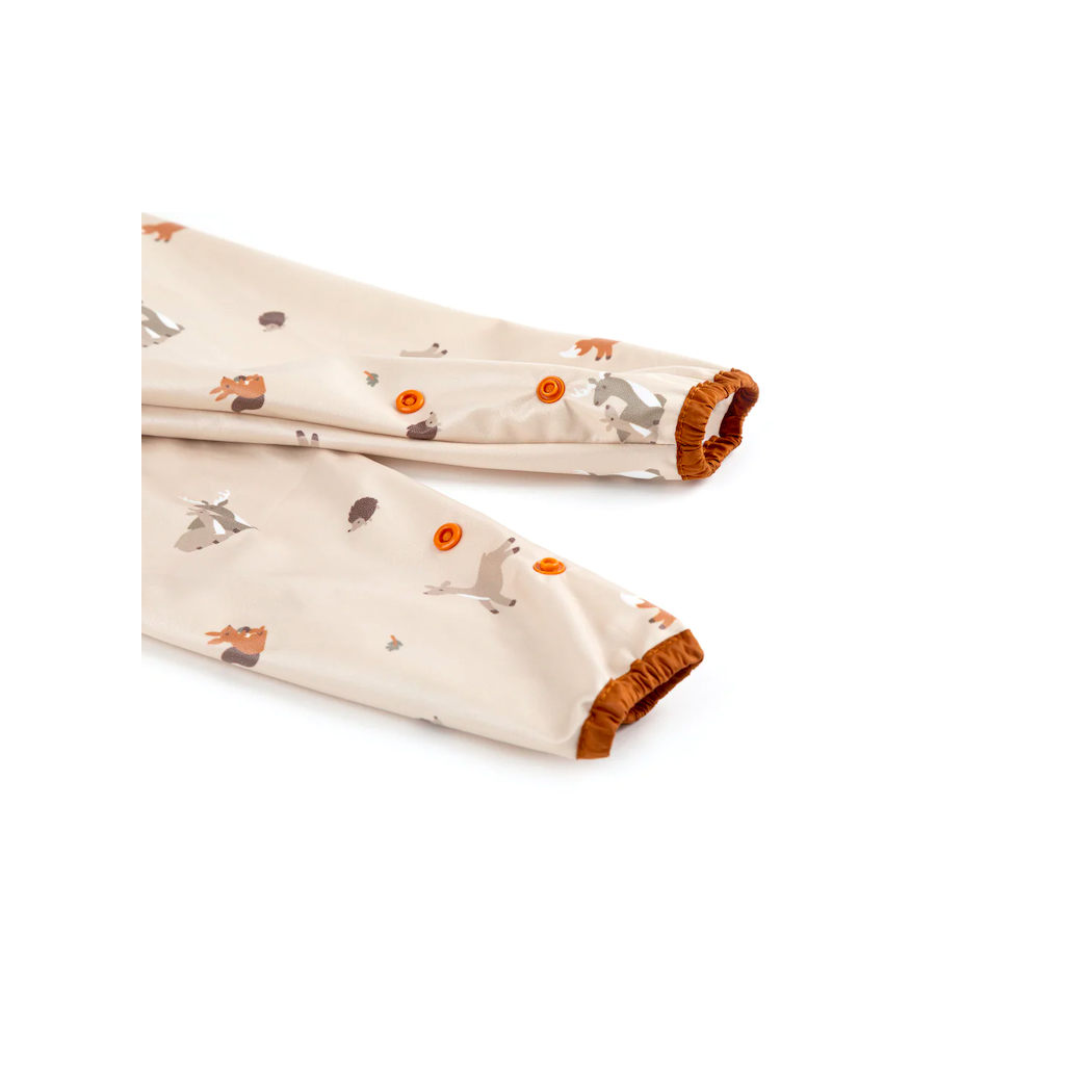 Forest Friends - Wodoodporny Śliniak z długim rękawem BLW - BIBaDO