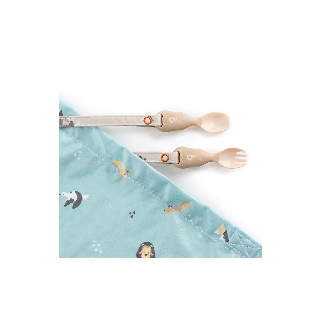 Fawn - Łyżeczka i Widelec z możliwością doczepienia do Śliniaka - BIBaDO