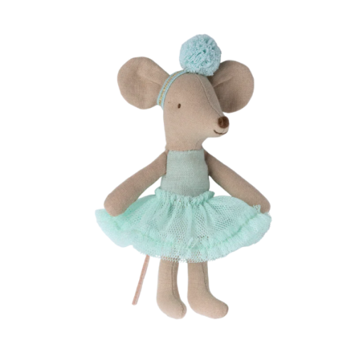 Myszka Baletnica - Light mint - Ballerina Mouse - Little Sister - Maileg