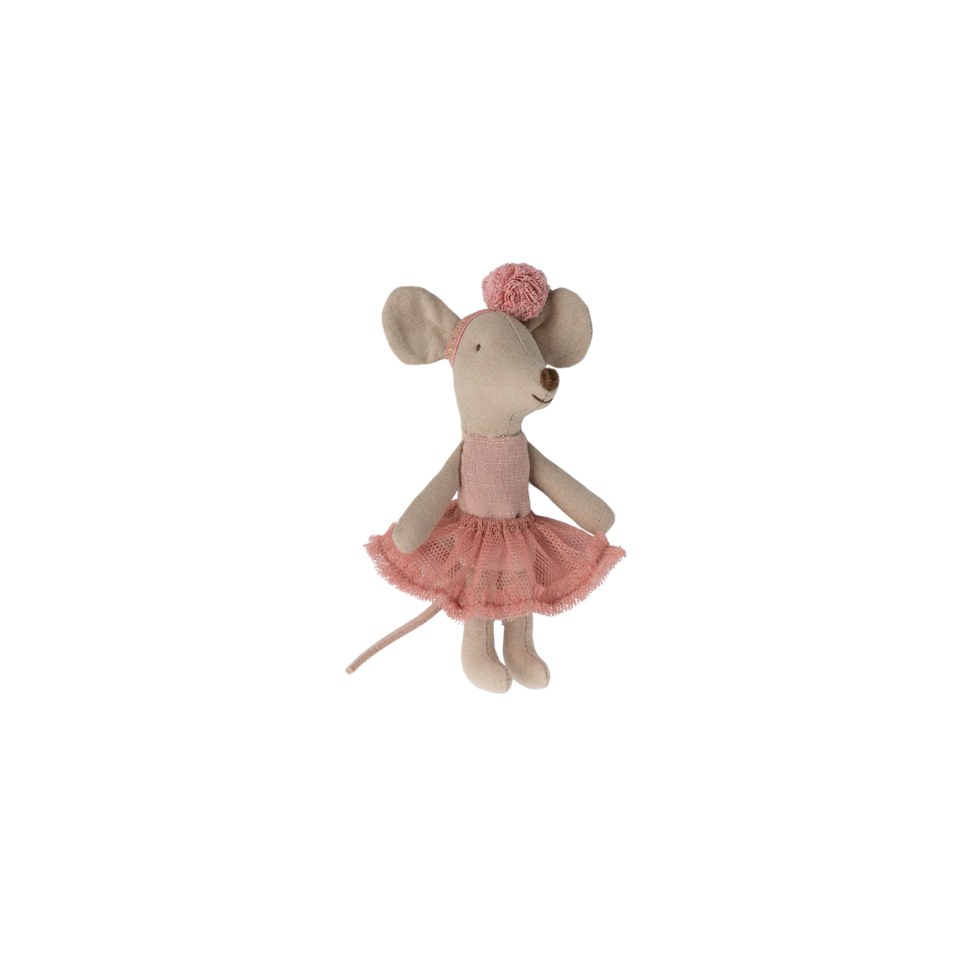 Myszka Baletnica - Rose - Ballerina Mouse - Little Sister - Maileg