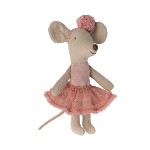 Myszka Baletnica - Rose - Ballerina Mouse - Little Sister - Maileg