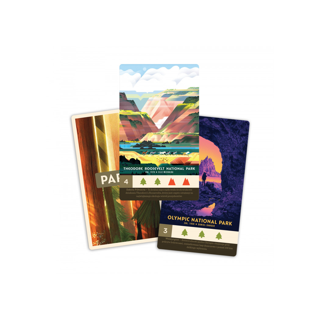 Parki - Gra Planszowa o Amerykańskich Parkach Narodowych - Albi