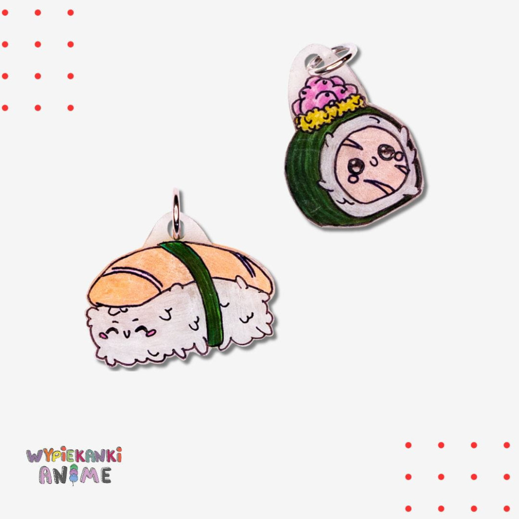 Anime Wypiekanki - Breloczki, Zawieszki, Kolczyki - Fabryka Frajdy