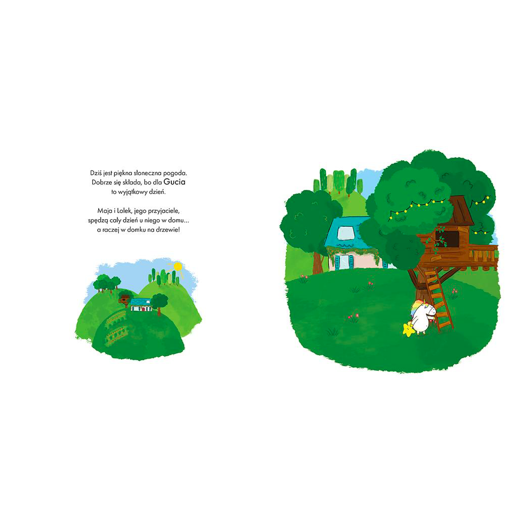 Przygody Gucia.Gucio uczy się dzielić -  WYDAWNICTWO DEBIT