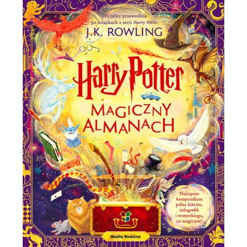 Harry Potter - Magiczny Almanach Kompendium Wiedzy o Świecie Magii - Wydanie Ilustrowane - Joanne K. Rowling - MEDIA RODZINA