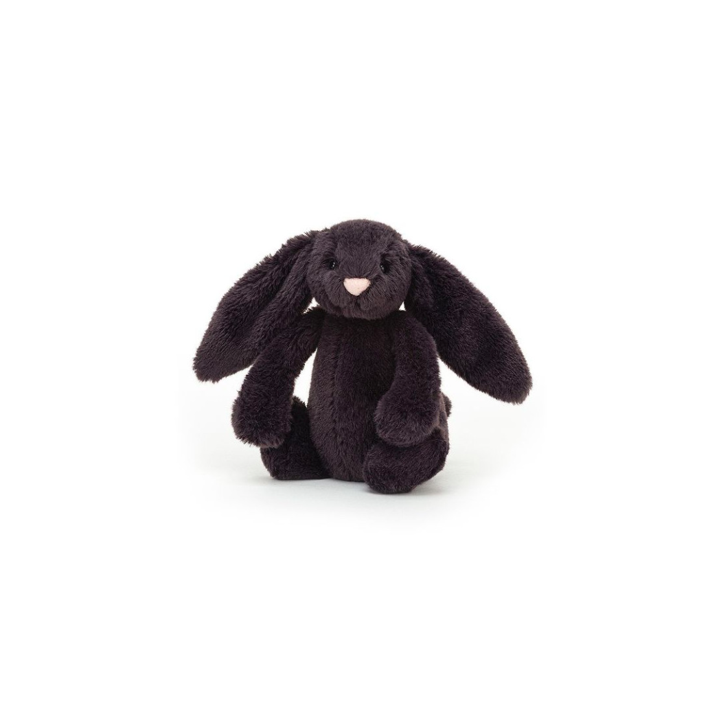 Atramentowy Czarny Królik 18 cm - Maskotka Króliczek Przytulanka - JellyCat