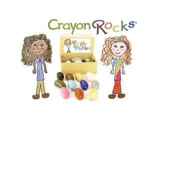 Crayon Rocks People Pebbles - kredki stożkowe kamyki - 12 sztuk w kartoniku