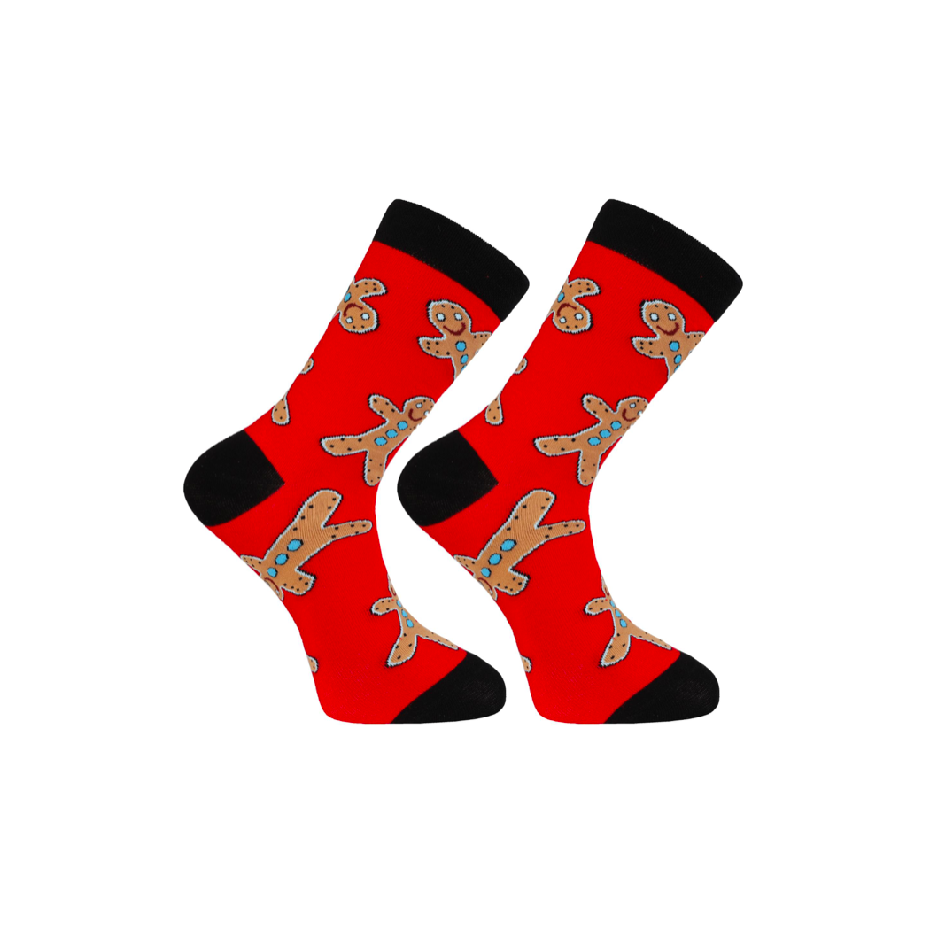 Pierniczki - Świąteczne Męskie Skarpetki 38-43 - BOMBKA - MORAJ