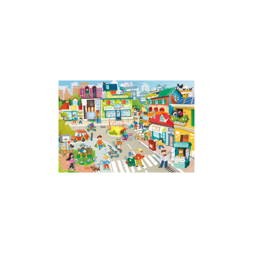 Ludattica - Giant puzzle 48 maxi pezzi - Unicorni