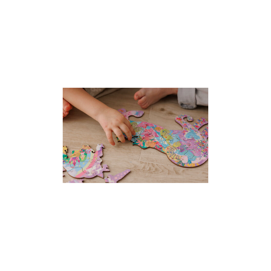 BAŚNIOWE POSTACIE - Drewniane Puzzle Konturowe - Ludattica