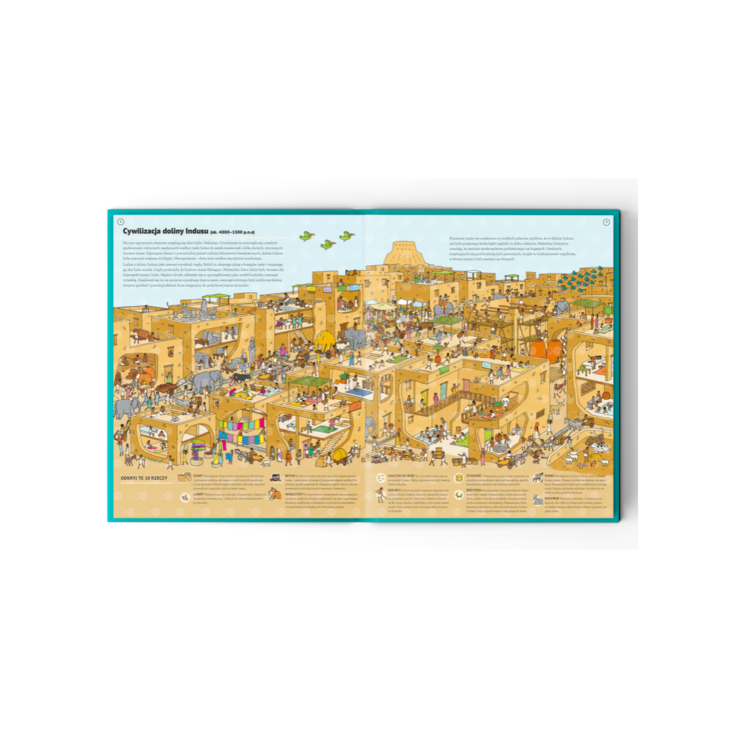 Wielkie Cywilizacje Pod Lupą - Chwyć Lupę i Rozpocznij Wyjątkową Przygodę - Wydawnictwo Api Papi