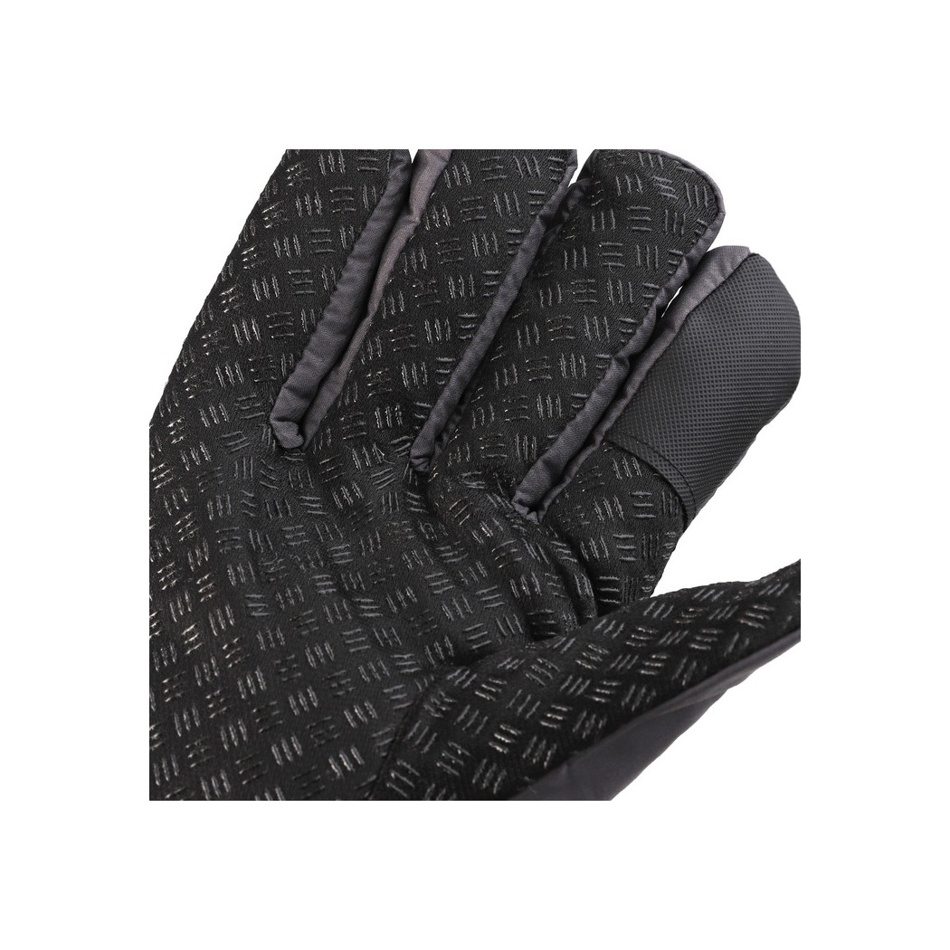 Szare Ortalionowe - Rękawiczki Męskie - Pięciopalczaste - MORAJ