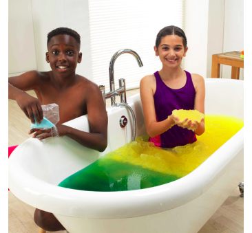 Gelli Baff - Magiczny proszek do kąpieli 300 g - Kosmiczny Żółty - Zimpli Kids