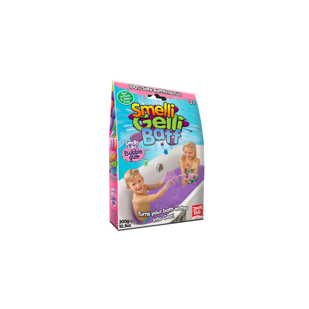 Gelli Baff Smelli - Magiczny proszek do kąpieli 300 g - Guma Balonowa - Zimpli Kids