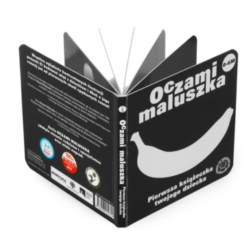 Oczami Maluszka Banan - Książeczka Kontrastowa - Sierra Madre