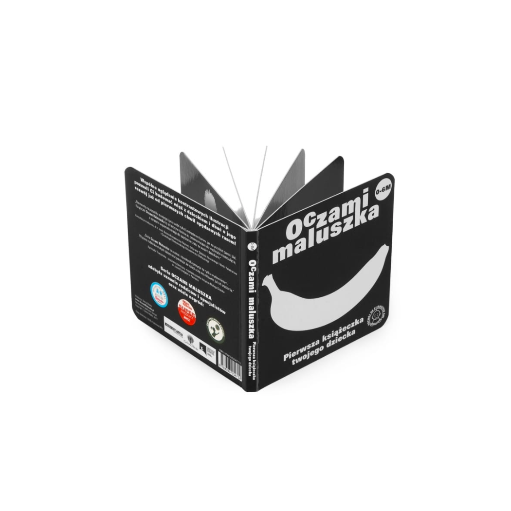 Oczami Maluszka Banan - Książeczka Kontrastowa - Sierra Madre