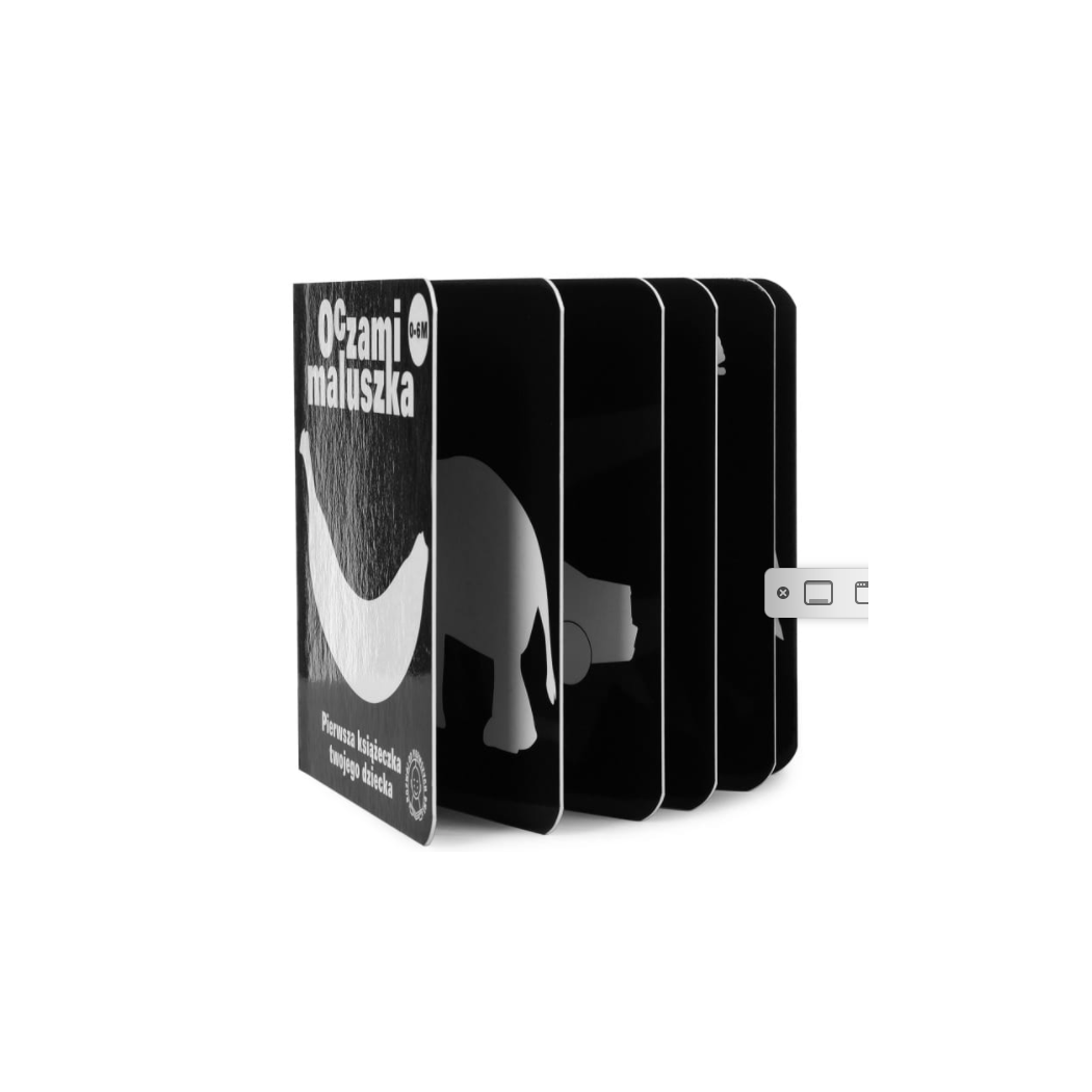 Oczami Maluszka Banan - Książeczka Kontrastowa - Sierra Madre