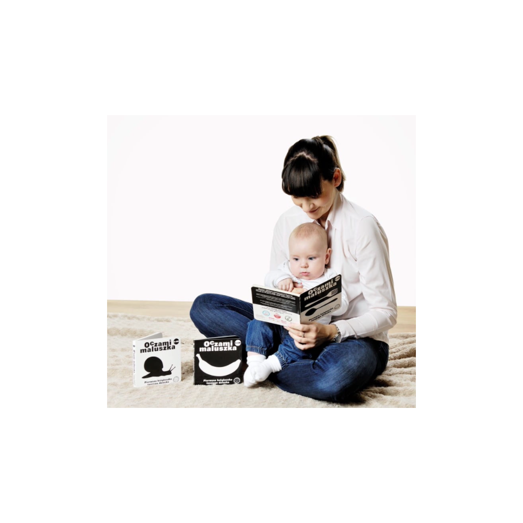 Oczami Maluszka Banan - Książeczka Kontrastowa - Sierra Madre