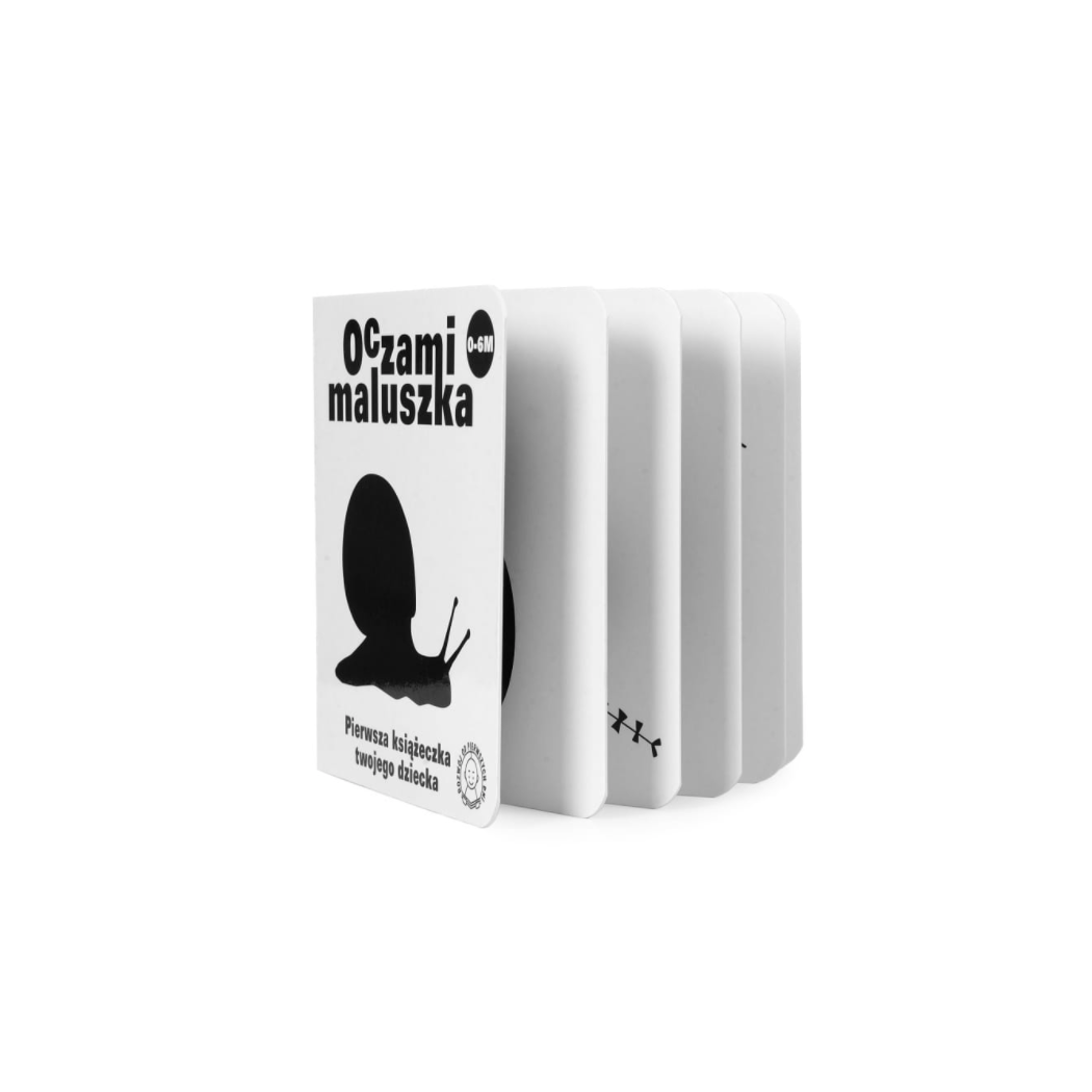 Oczami Maluszka Ślimak - Książeczka Kontrastowa - Sierra Madre