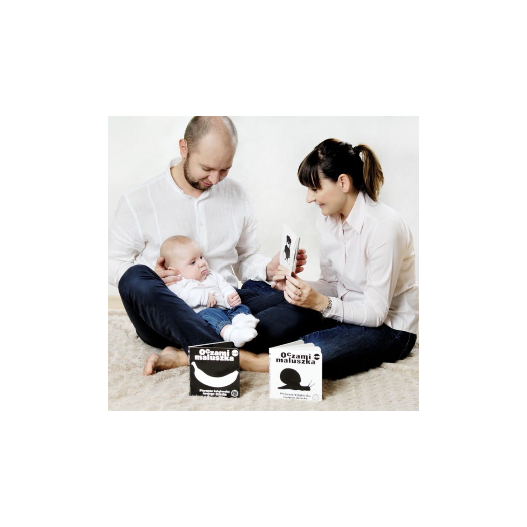 Oczami Maluszka Ślimak - Książeczka Kontrastowa - Sierra Madre