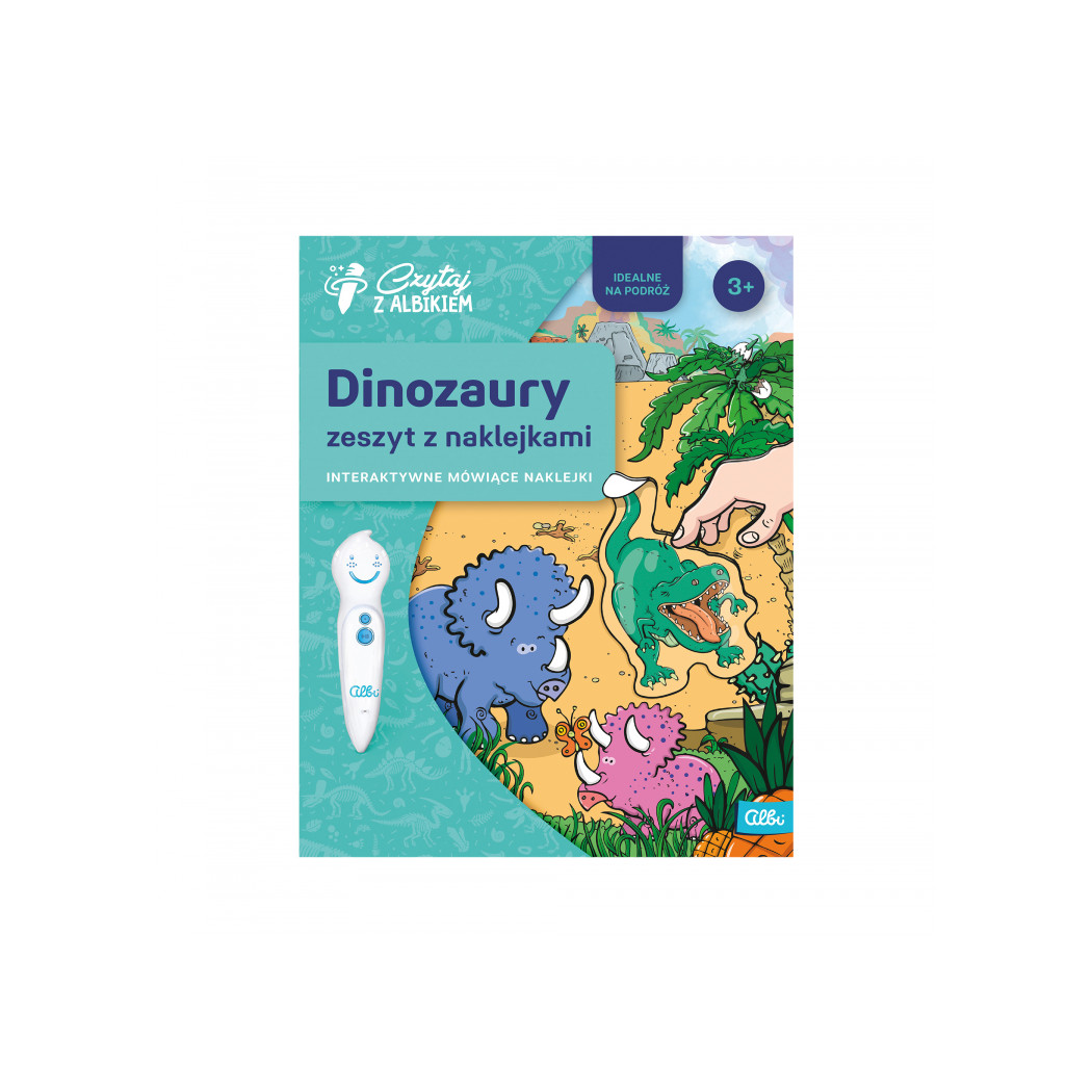 Dinozaury - Zeszyt z Naklejkami - Albi
