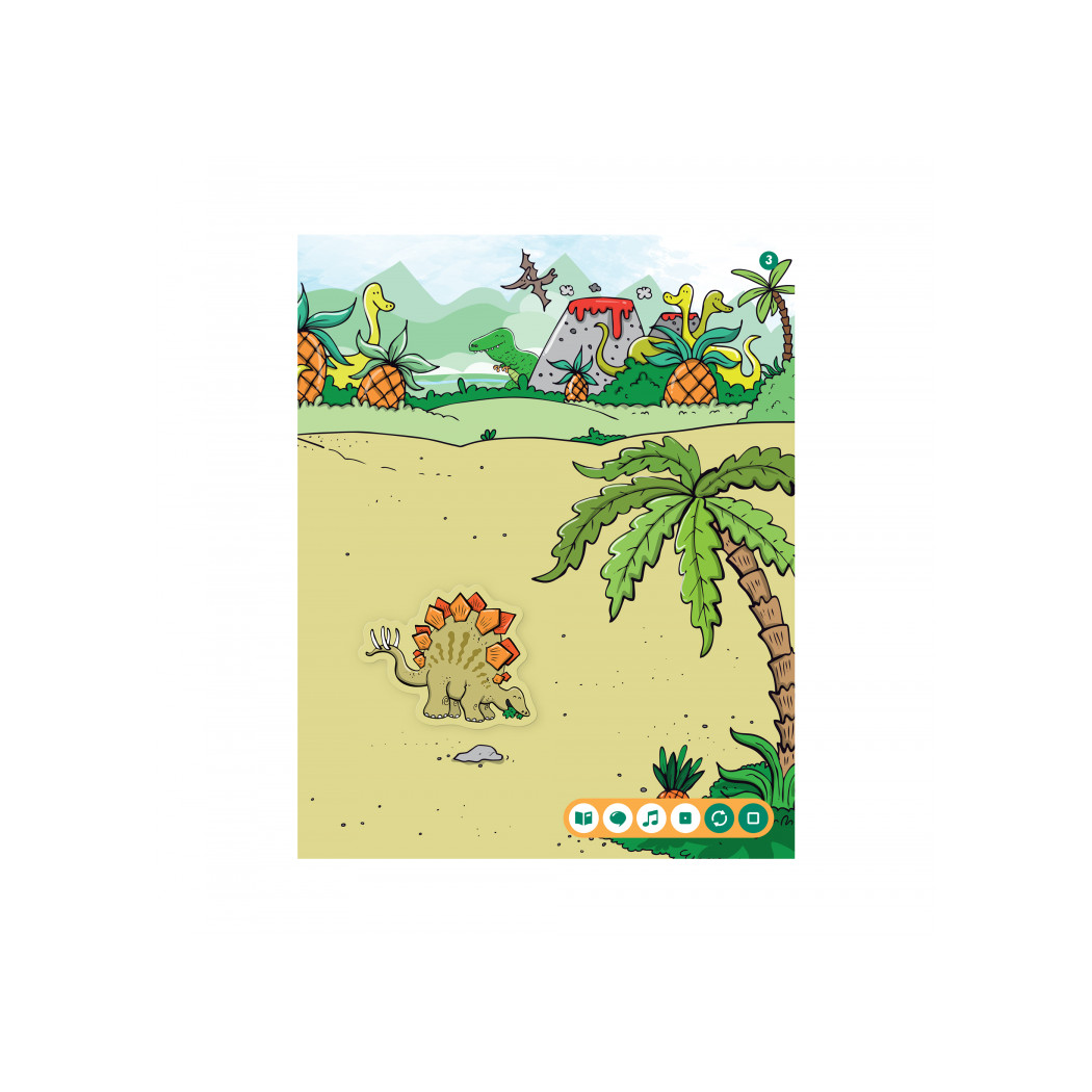 Dinozaury - Zeszyt z Naklejkami - Albi