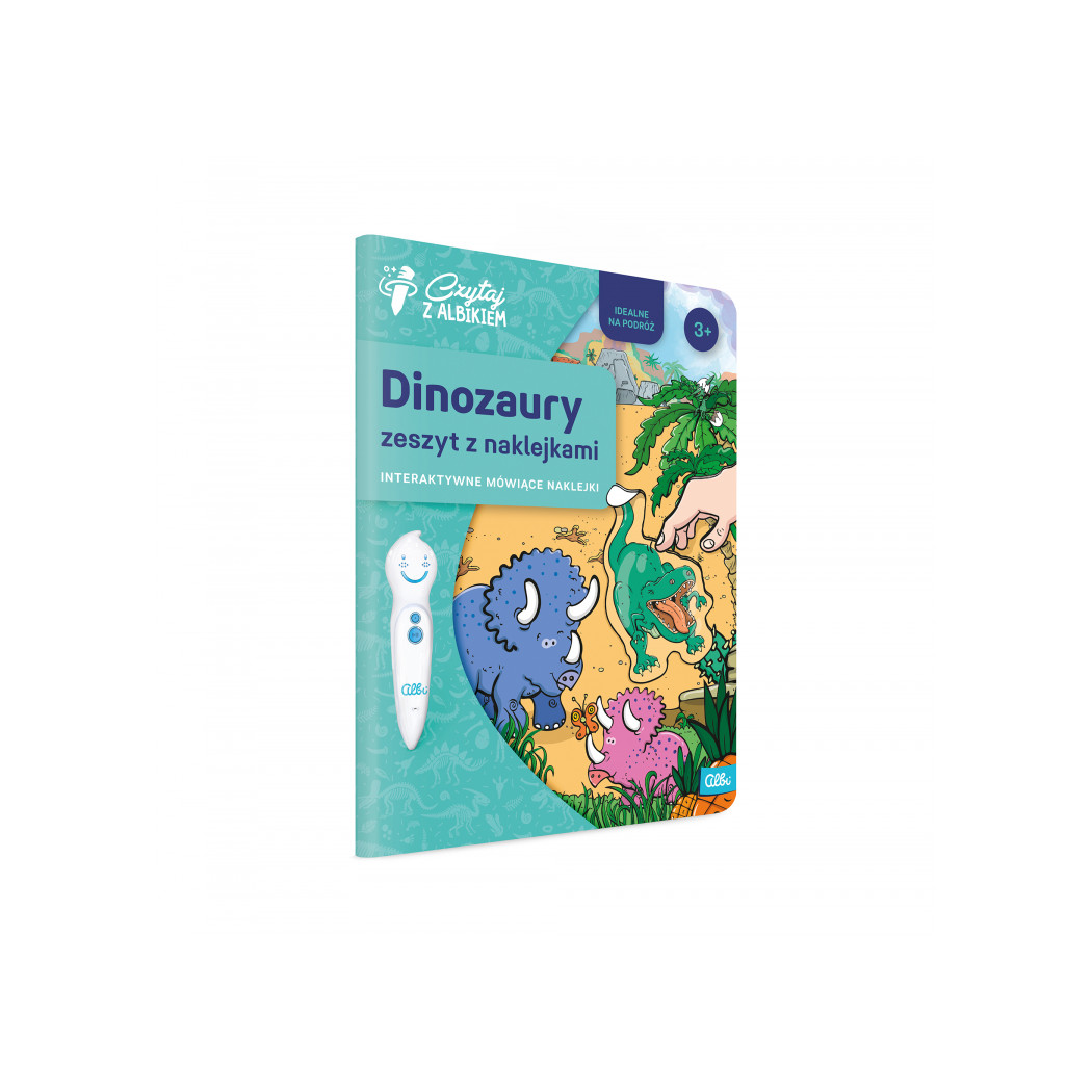 Dinozaury - Zeszyt z Naklejkami - Albi