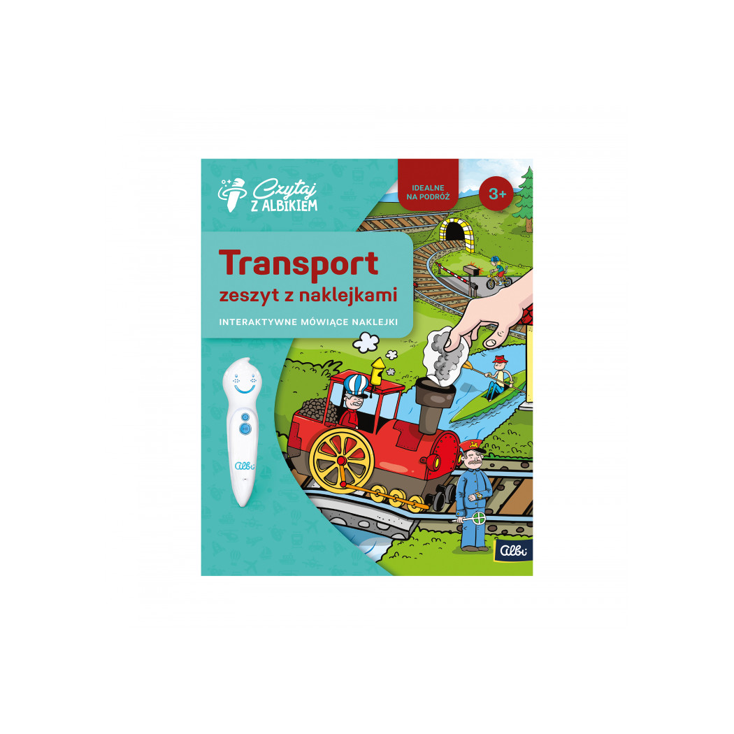 Transport - Zeszyt z Naklejkami - Albi