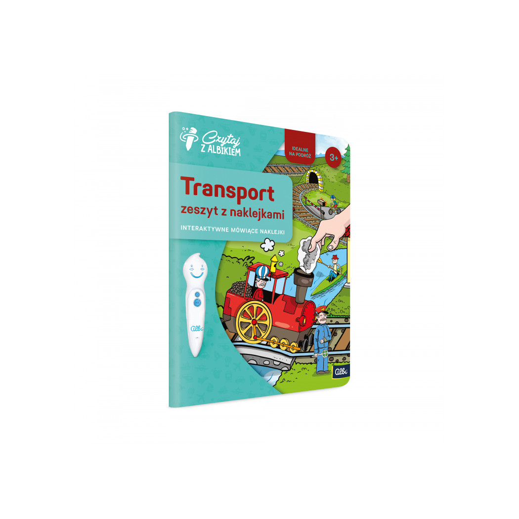 Transport - Zeszyt z Naklejkami - Albi