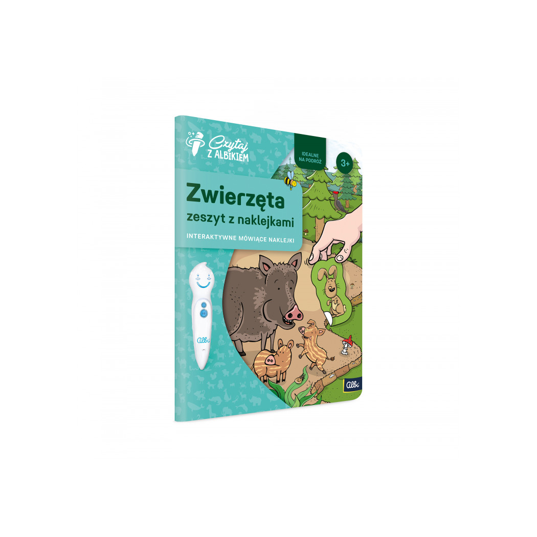 Zwierzęta - Zeszyt z Naklejkami - Albi