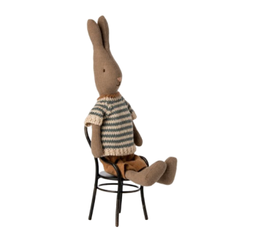 Brązowy Króliczek w Koszulce i Spodenkach - Rabbit size 1 - Brown - Shirt And Shorts - Maileg