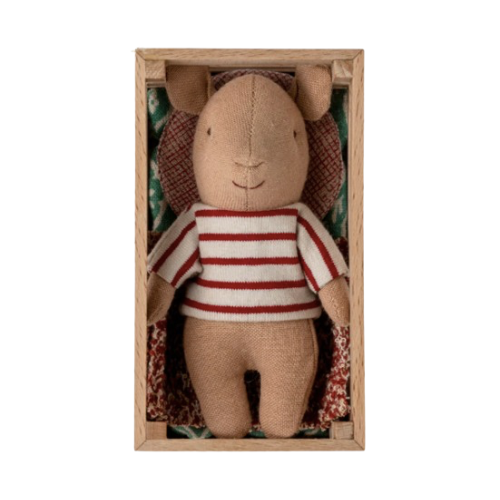 Świnka Dziewczynka w Drewnianej Skrzynce - Pig In Box - Baby Girl - Maileg