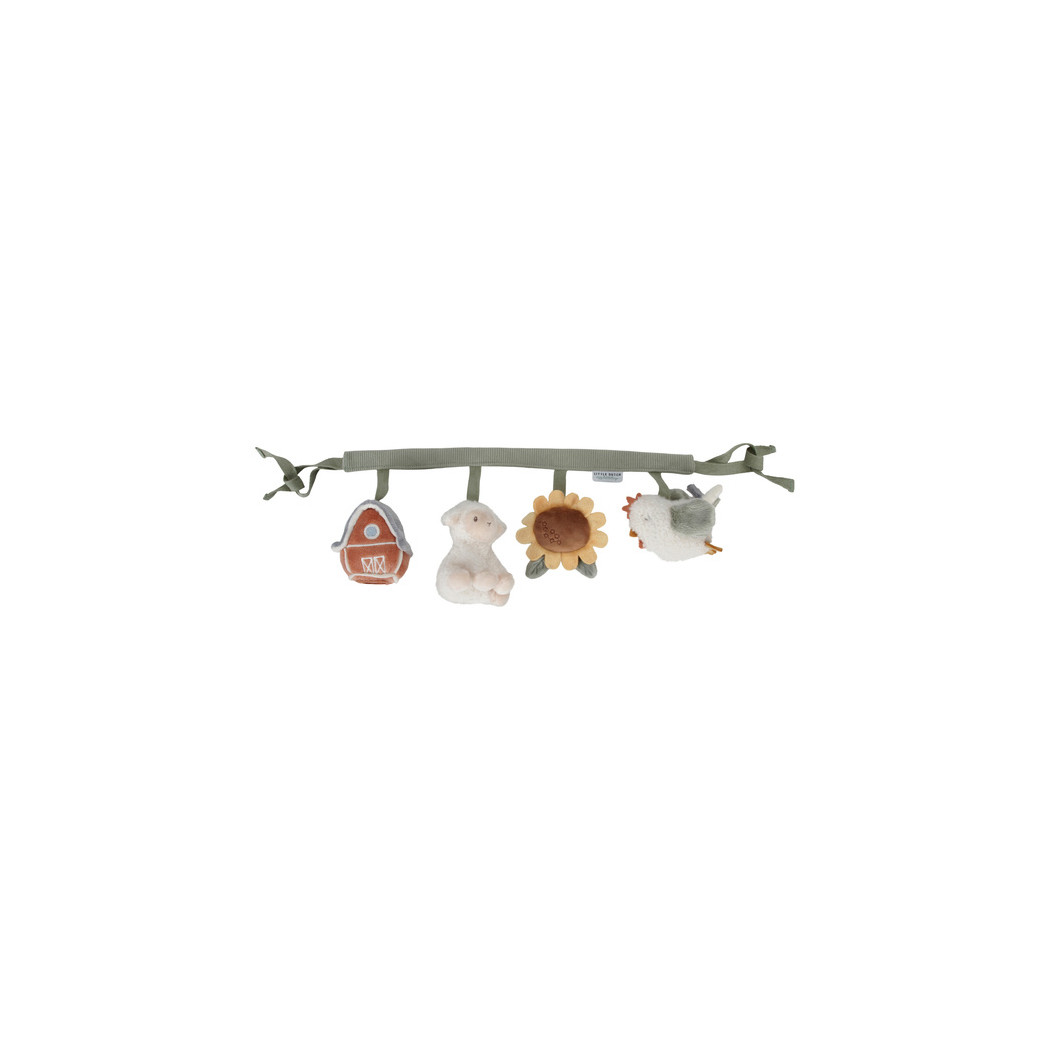 Little Farm - Zawieszka Interaktywna Do Wózka Fotelika - Little Dutch