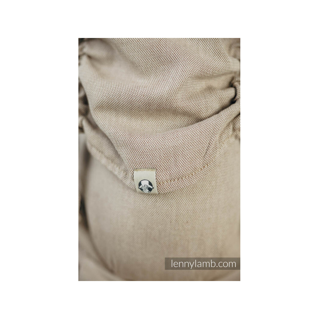 PEANUT BUTTER - Nosidełko LennyUpGrade z Tkaniny Skośno-Krzyżowej - 100% Bawełna - Standard - LennyLamb