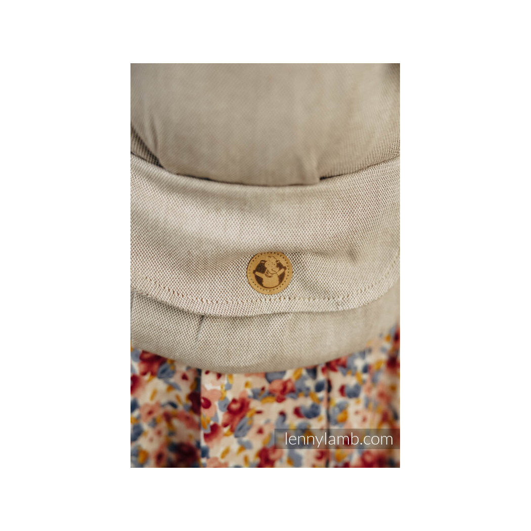 PEANUT BUTTER - Nosidełko LennyUpGrade z Tkaniny Skośno-Krzyżowej - 100% Bawełna - Standard - LennyLamb