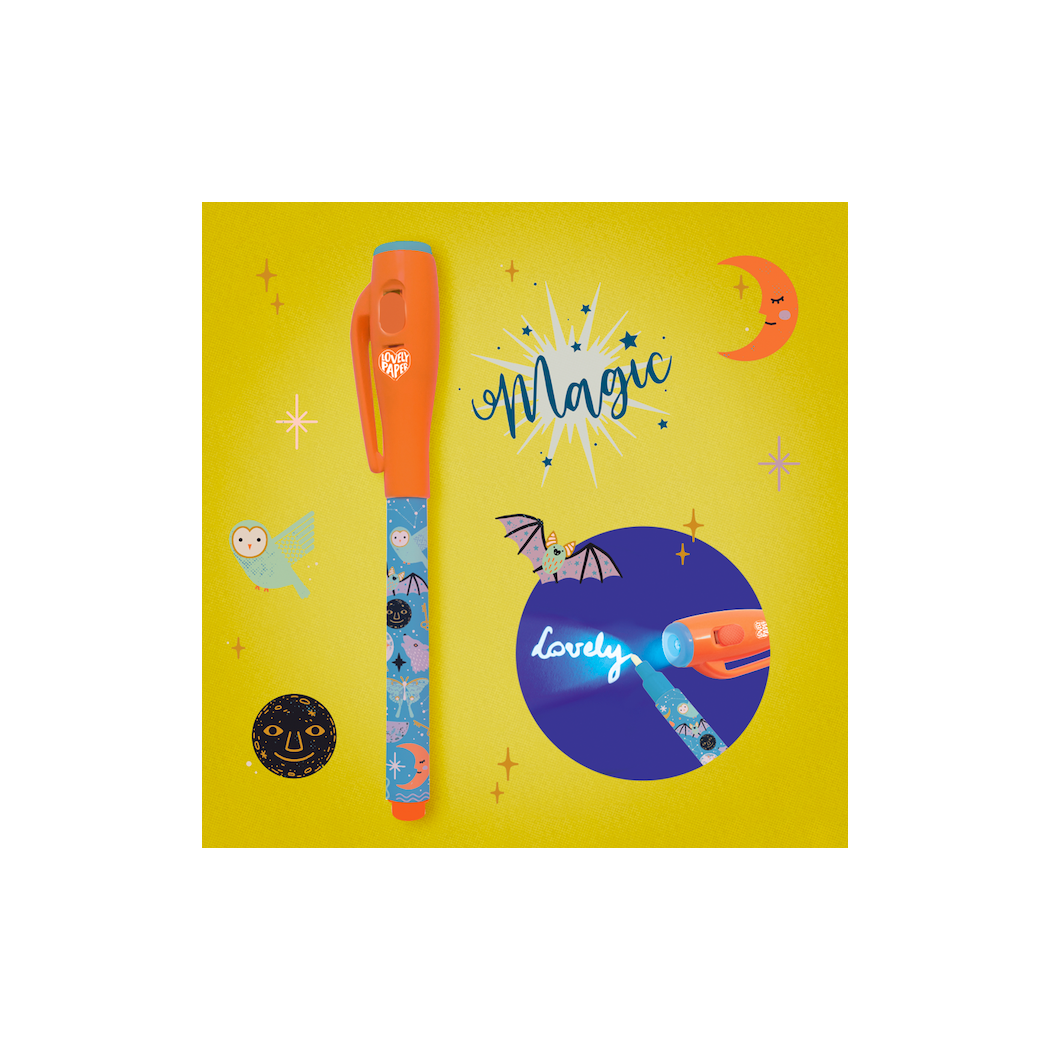 CAMILLE- Magiczny Długopis z Niewidzialnym Atramentem - Znikający Tusz - UV- Djeco