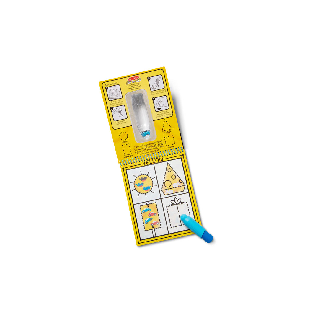 Kolory i Kształty - Malowanie Wodą - Water Wow!- Znikające Kolory - Kolorowanka Wodna - Melissa & Doug