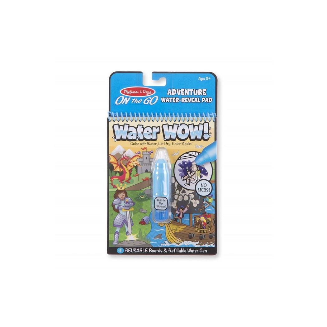 WYPRZEDAŻ Przygody - Malowanie Wodą Water Wow! - Znikające Kolory Kolorowanka Wodna - Melissa & Doug