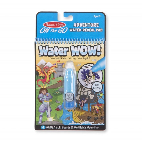 WYPRZEDAŻ Przygody - Malowanie Wodą Water Wow! - Znikające Kolory Kolorowanka Wodna - Melissa & Doug