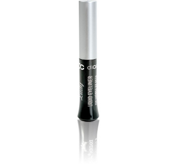 Czarny Liquid Eyeliner - Liniówka z Pędzelkiem Wodoodporna - Szafir Diadem Cosmetics
