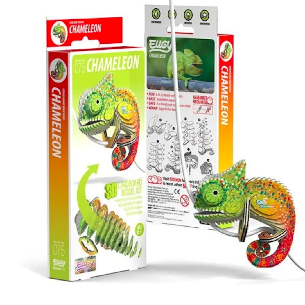 Kameleon - Eko Układanka 3D - Eugy