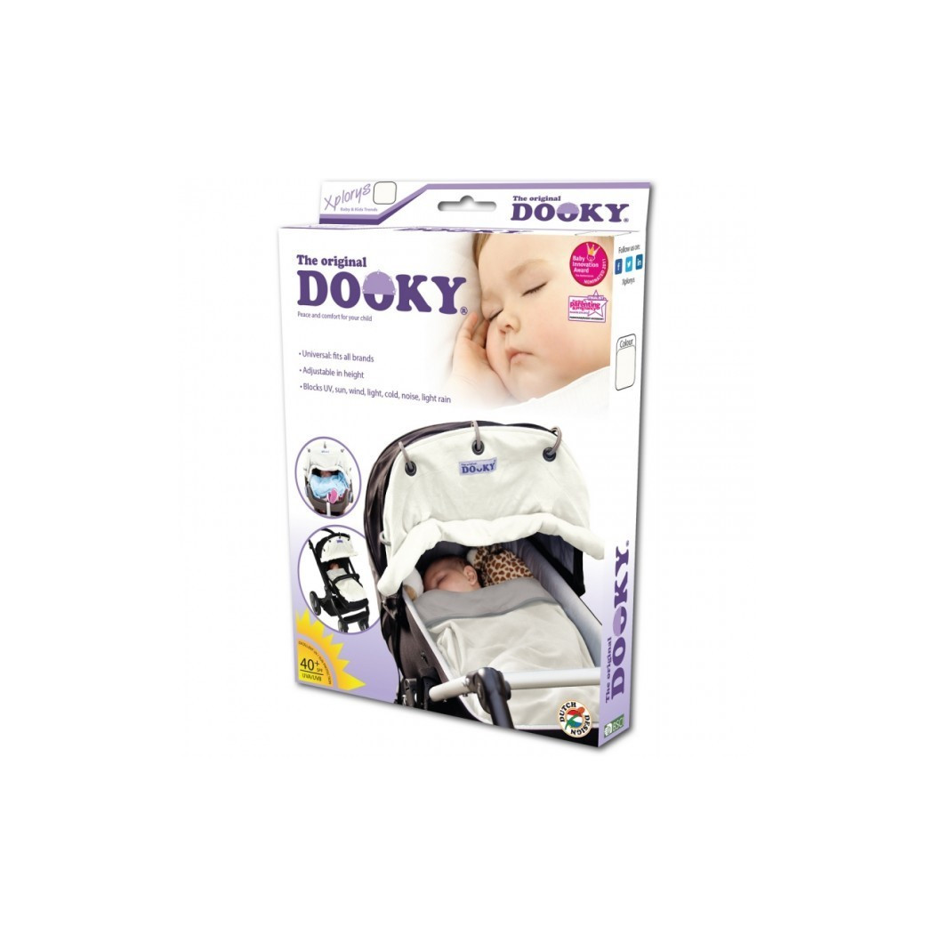 Cream - osłonka do wózka i fotelika - kolor śmietankowy - Dooky