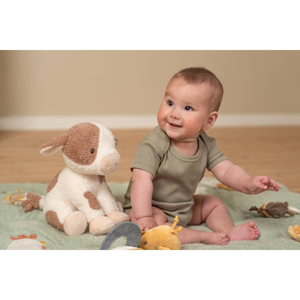 Little Farm - Przytulanka Krówka 25 cm - Little Dutch