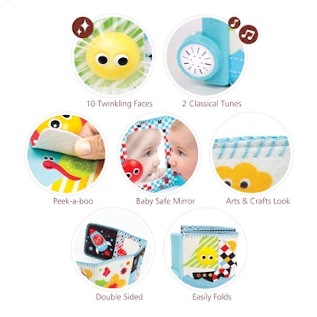 Dwustronna Muzyczna Książeczka ze Światełkami - Yookidoo