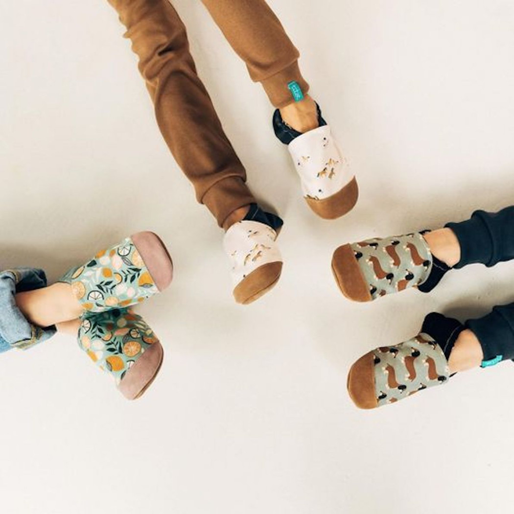 Coconut Hedgehoge - rozmiar 18-24 miesięcy 22/23 14 cm - Papcie Titot - SKÓRZANA PODESZWA