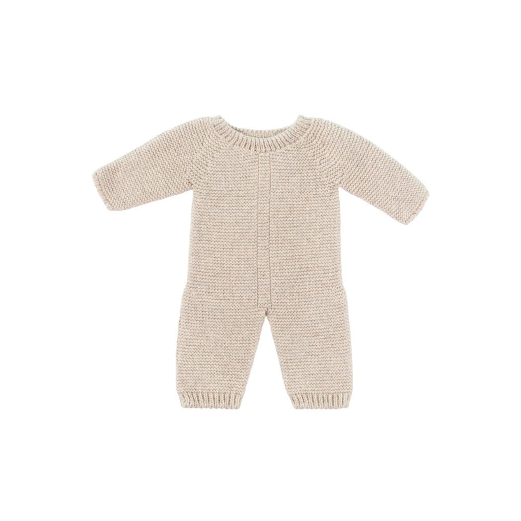 Dzianinowa Piżama 38 - Beżowa - Rozmiar 38 - Ubranko Dla Lalek - Miniland - LILLITOY